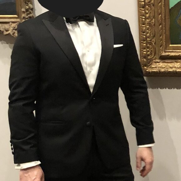 JCrew Factory Thompson Tuxedo jacket & pants black - Picture 13 of 14